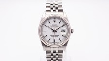 Rolex Datejust 36 16234 Serviced White Tritium Dial No Hole Great Condition 1996