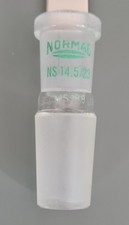 2x Glas Schliff-Adapter