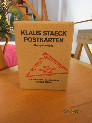 Klaus staeck postkarten - "klaus,