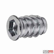 100 x SO-TECH® Einschraubmuffen M6 - M8 - M10 Einschraubmutter Eindrehmuffen