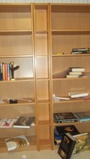  Ikea Billy CD DVD Regal braun / Buche, 202 cm hoch