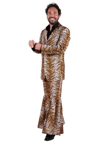 Leoparden hippie anzug herren - hippie,