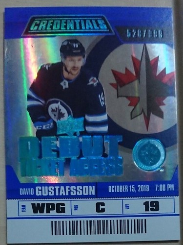 David gustafsson debut - gustafsson, ticket