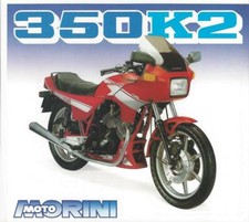 Moto Morini 350 K2 deutsch Original Prospekt brochure depliant
