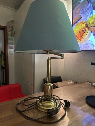 Vintage messing tischlampe - vintage,