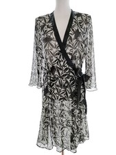 VINTAGE Damen Wickel-Tunika