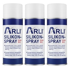 3x Silikon Spray 400ml Gleitmittel Trennmittel Schmiermittel Silikonspray Pflege
