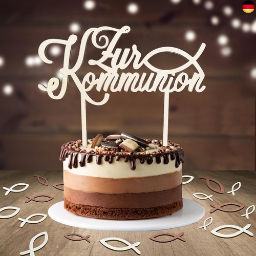 Cake topper kommunion 1 - cake,