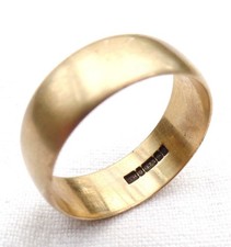 Herren Gold Ring matt