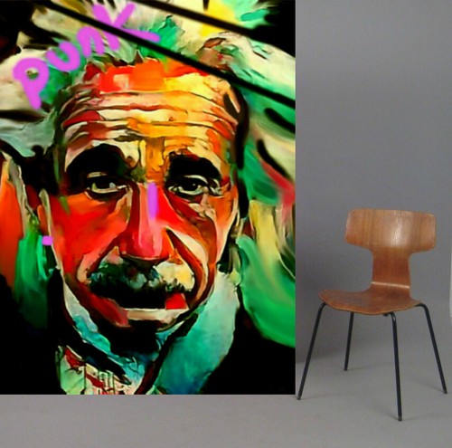Motiv albert einstein punk - motiv,