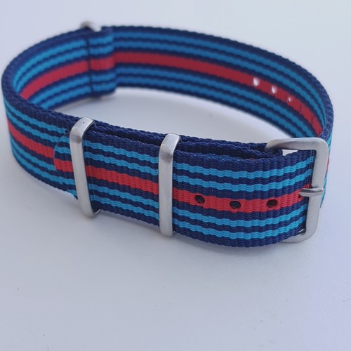 Nato strap armband blau - armband,