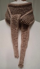 Minischal ähnlich Sophie Scarf handgestrickt Seide/Wolle/Cashmere Neu