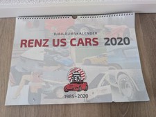 Jubiläumskalender RENZ US CARS 2020 Wandkalender (1985-2020) Sammler Autos