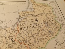 Antiker Schulatlas 1895