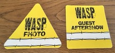 W.A.S.P The Headless Children Unused Tour Backstage Pass X2 Blackie Lawless WASP