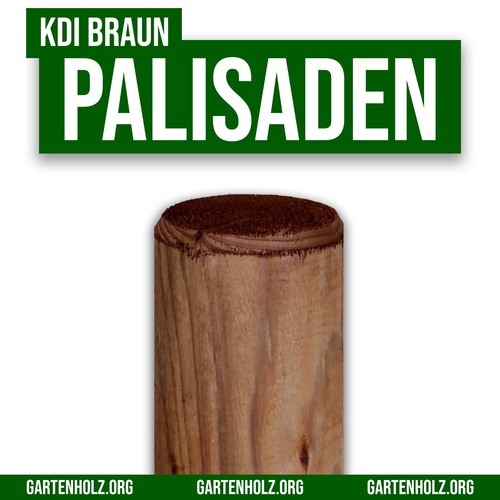 Holz palisade beet einfassung - beet,