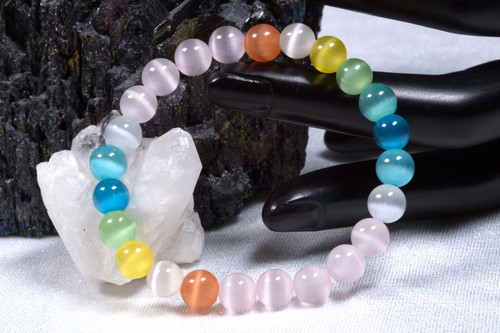 Glas armband katzenauge - glas,