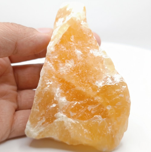 Orangencalcit rohstein - orangencalcit,
