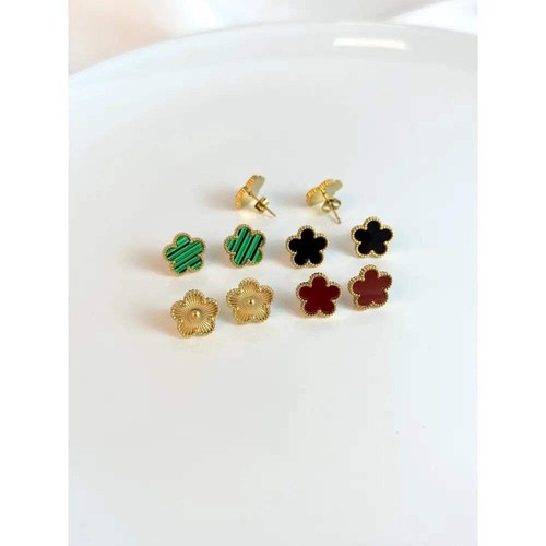 Five leaf clover - earrings,