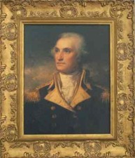 George Washington gerahmtes