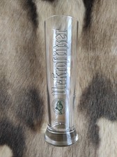 4 Ur-Krostitzer Gläser, grüner Druck, Biergläser, 0,4 l, Bar, Gastro, 4 Stk, Neu