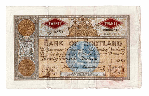 Seltener bank scotland 20 - seltener,
