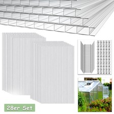 28pcs PC Doppelstegplatten