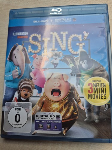Sing blu ray - sing, jennings