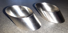 2 schlichte Serviettenringe