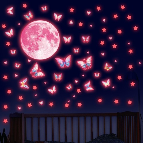 Glow wandsticker stern - wandsticker,