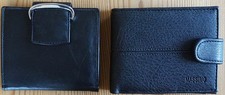 Neu: 2 x Geldbörse Herren &Damen Portemonnaie Echt Leder Börse Geldbeutel