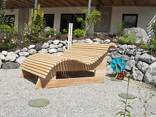 Relaxliege - Wellnessliege, Holzliege, Gartenmöbel - Entspannung, Wohlfühlliege