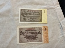 1 und 2 Rentenmark 1937