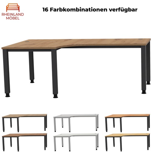Eckschreibtisch nova 200x120cm - eckschreibtisch,