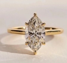 2 Karat Marquise Diamant Ring