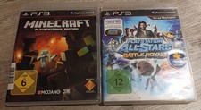 Sony PS3 Minecraft & Playstation All-Stars Battle Royale Spiel