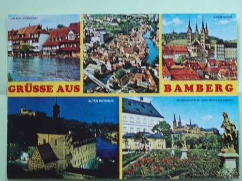 Bamberg stadtansichten um - ak,