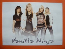 -ö- Vanilla Ninja (EST), Autogrammkarte Girlgroup (unsigniert)