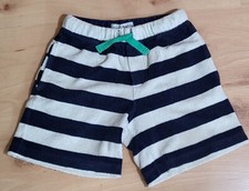 Frottee Shorts, mini Boden, Gr. 7 Jahre, Blau weiß maritim
