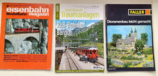 3 Zeitschriften Modelleisenbahn: Josef Brandl Bergün , Faller Dioramenbau leicht