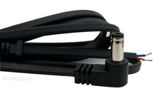 1x DC Kabel mit Stecker Hohlstecker f. Netzteile Winkelstecker Ø 5,5/2,1 #9085