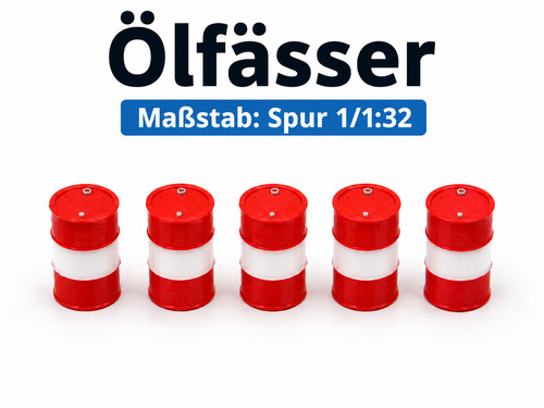 Spur 32 5x ölfässer - /, 1:32
