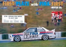 Bmw e30 poster tourenwagen - bmw,