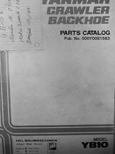 #77 Yanmar YB 10 Ersatzteilbuch Parts Manual List Ersatzteilliste