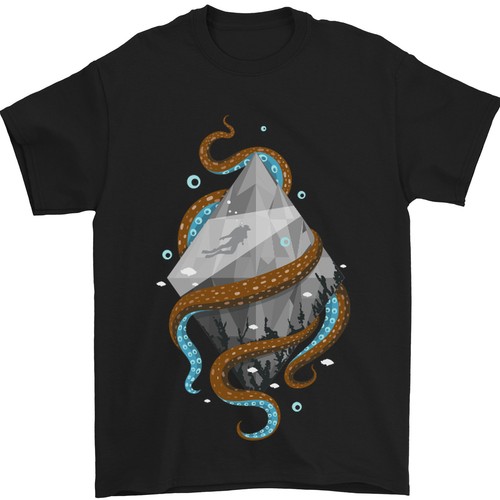 Abstraktes scuba taucher - abstraktes,