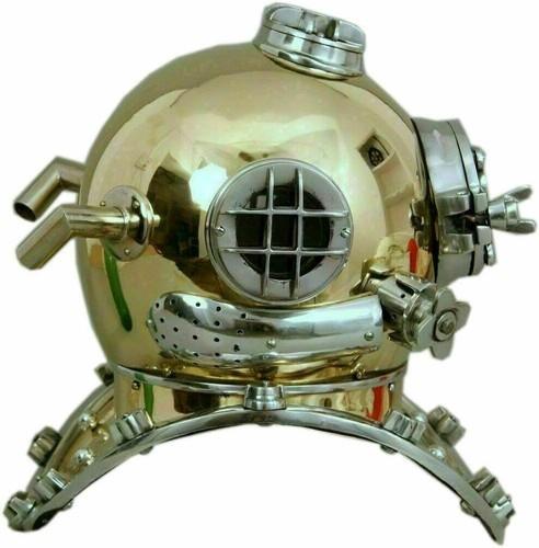 Vintage messing taucherhelm - vintage,
