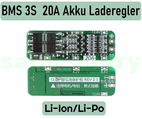 Bms 20a 3 zellen - 3,