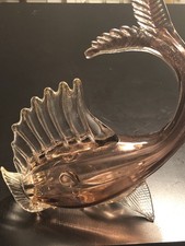 Muranoglas Fisch mit Gold