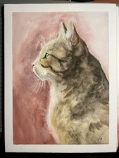 Original Aquarell Bild EKH