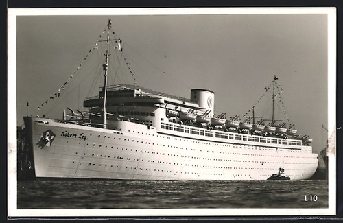 Ansichtskarte kdf schiff - ansichtskarte, kdf-schiff